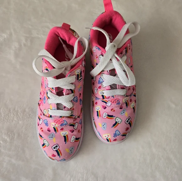 Pink Heelys Girls Shoes Size 2 - Picture 8 of 11